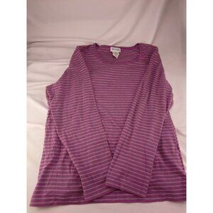Women's Blair Pink Gray Stripes Size XL